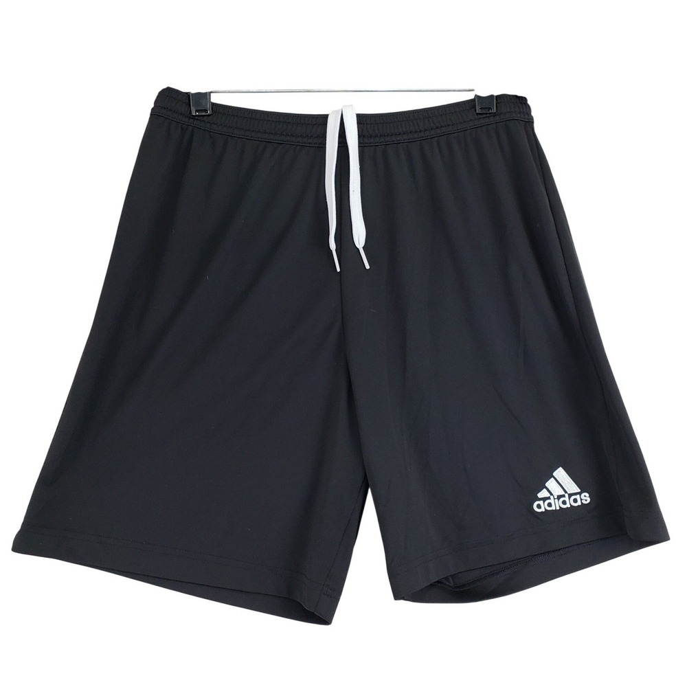 Adidas Aeroready Shorts Mens M Black White Athletic Training Gym Soccer